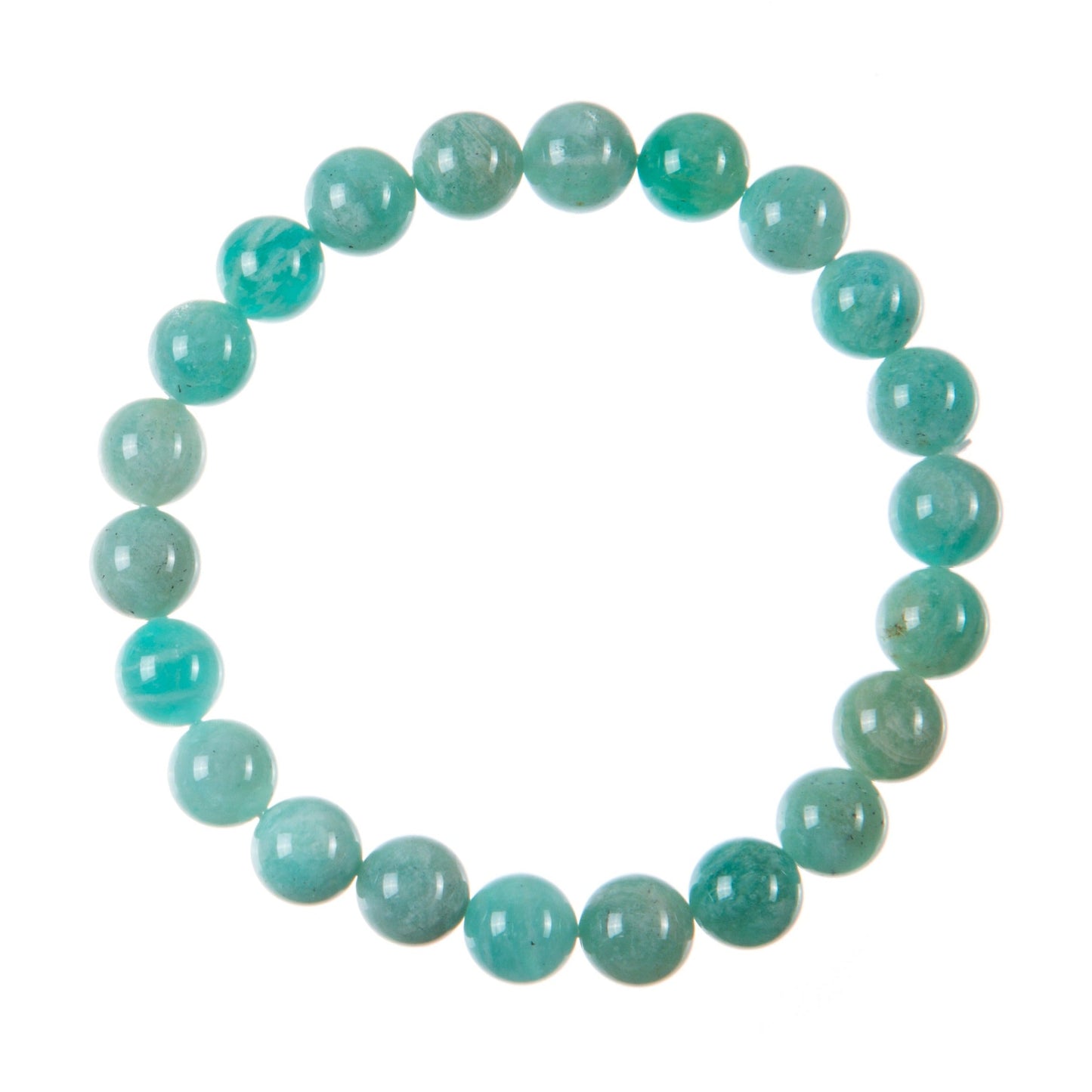 Amazon Stone Bead Stretch Bracelet B3629