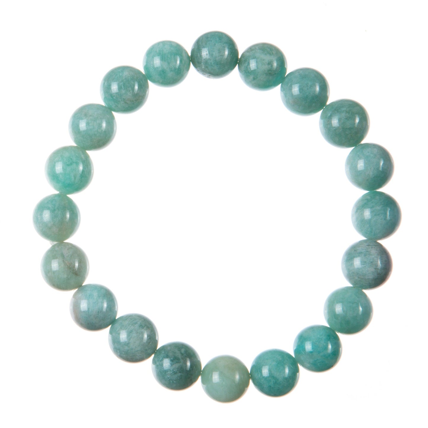 Amazon Stone Bead Stretch Bracelet B3629