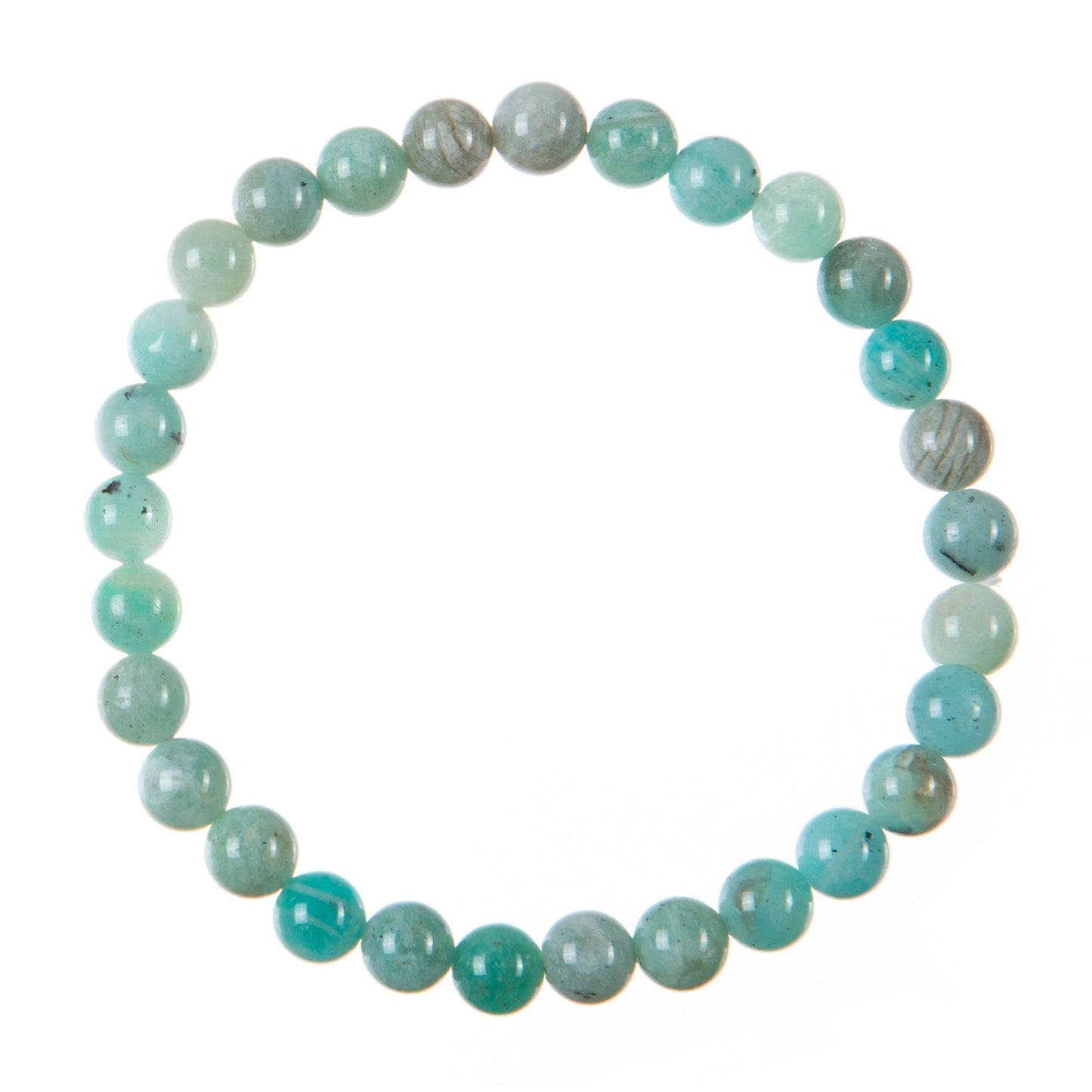 Amazon Stone Bead Stretch Bracelet B3629