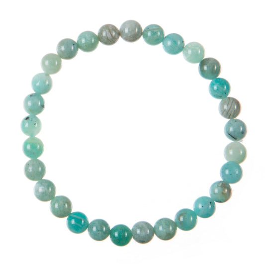 Amazon Stone Bead Stretch Bracelet B3629 **** External Email exist