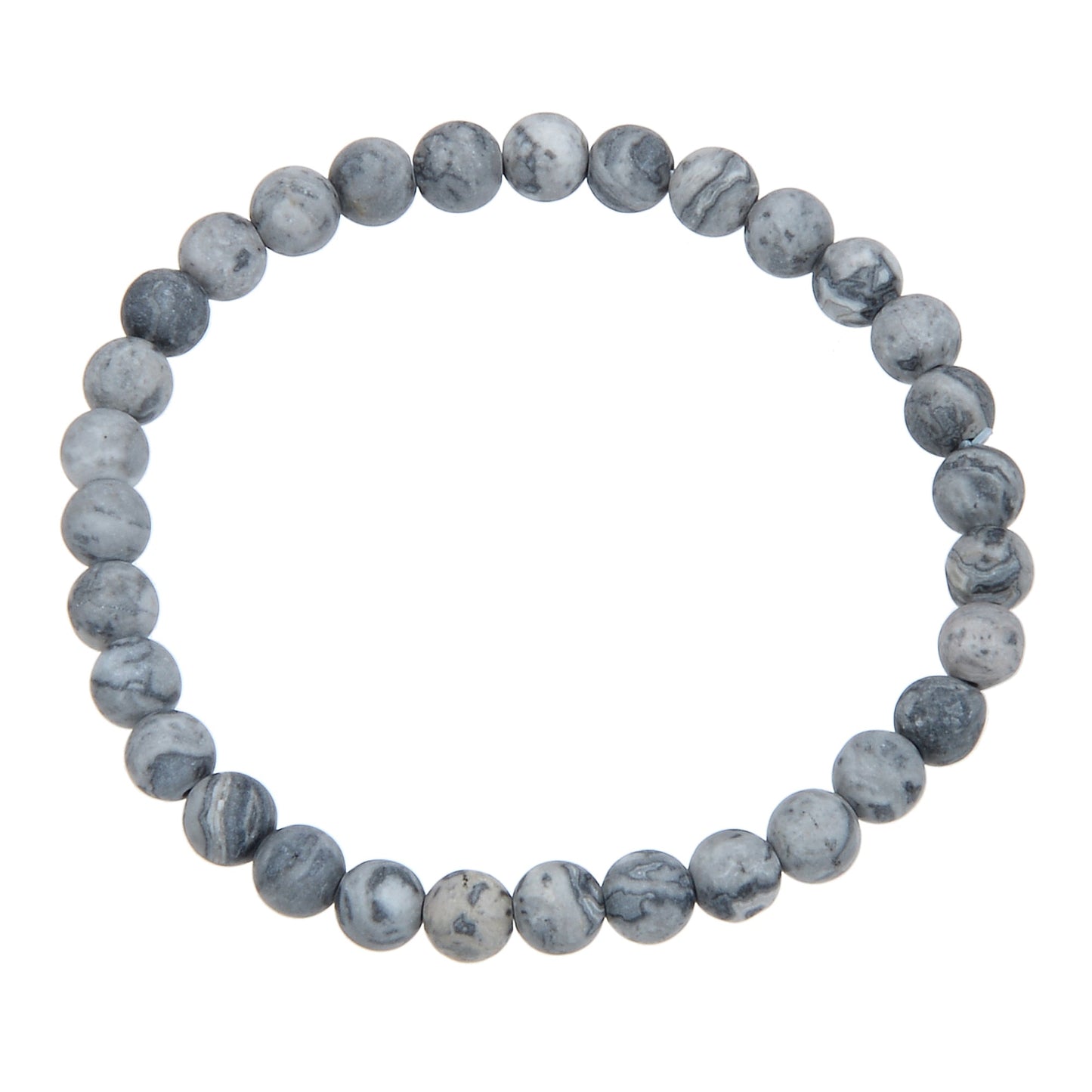Atlas Jasper Stone Bead Bracelet MWB1969