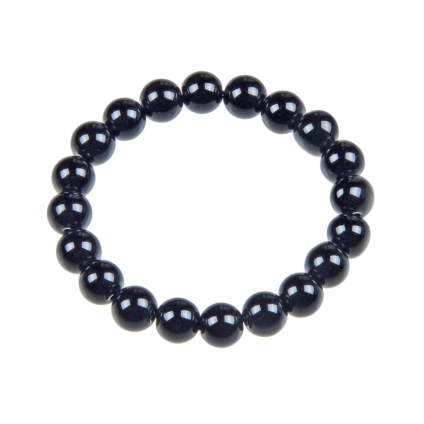Black Onyx Stretch Stone Bracelet MWB1875