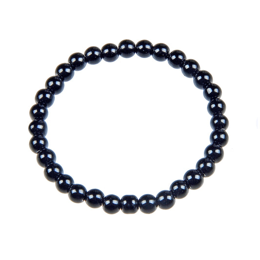 Black Onyx Stretch Stone Bracelet MWB1875