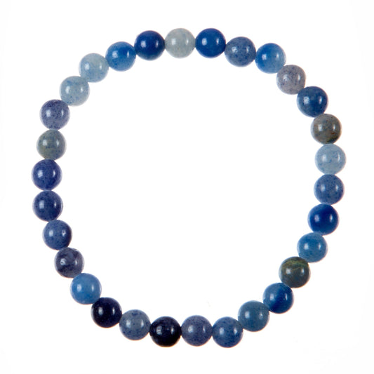 Blue Aventurine Stone Stretch Bracelet MWB3554