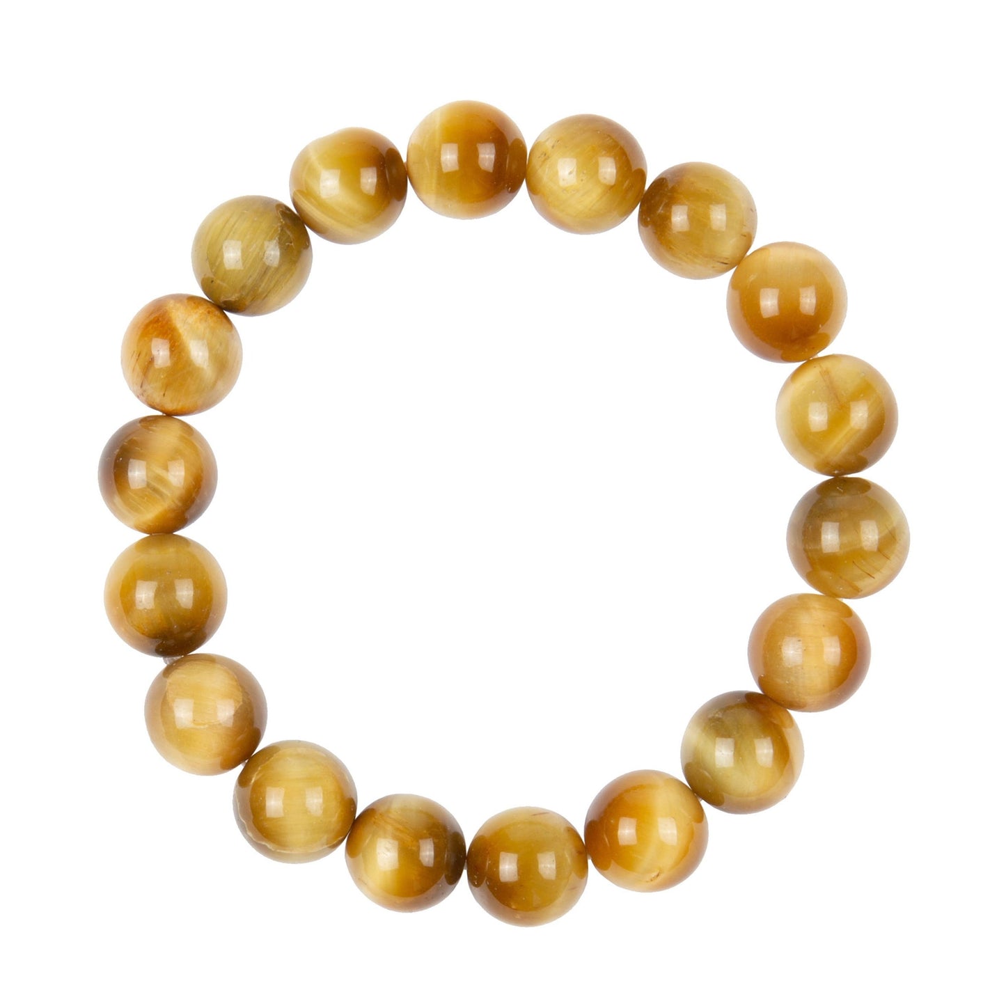 Golden Tiger Eye Stone Stretch Bracelet MWB2973