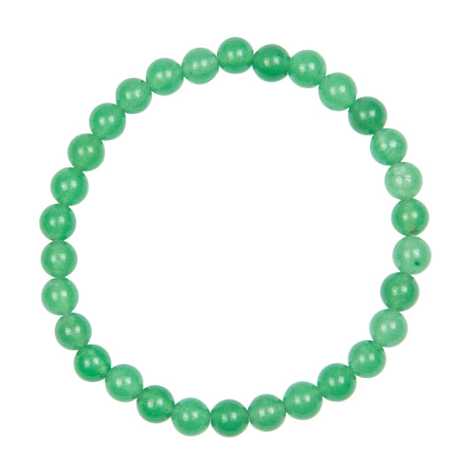 Green Aventurine Stone Stretch Bracelet MWB3206