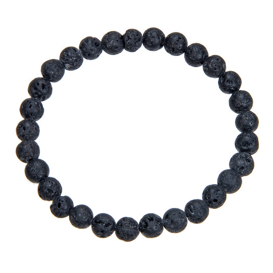 Lava Stone Bead Bracelet MWB1996