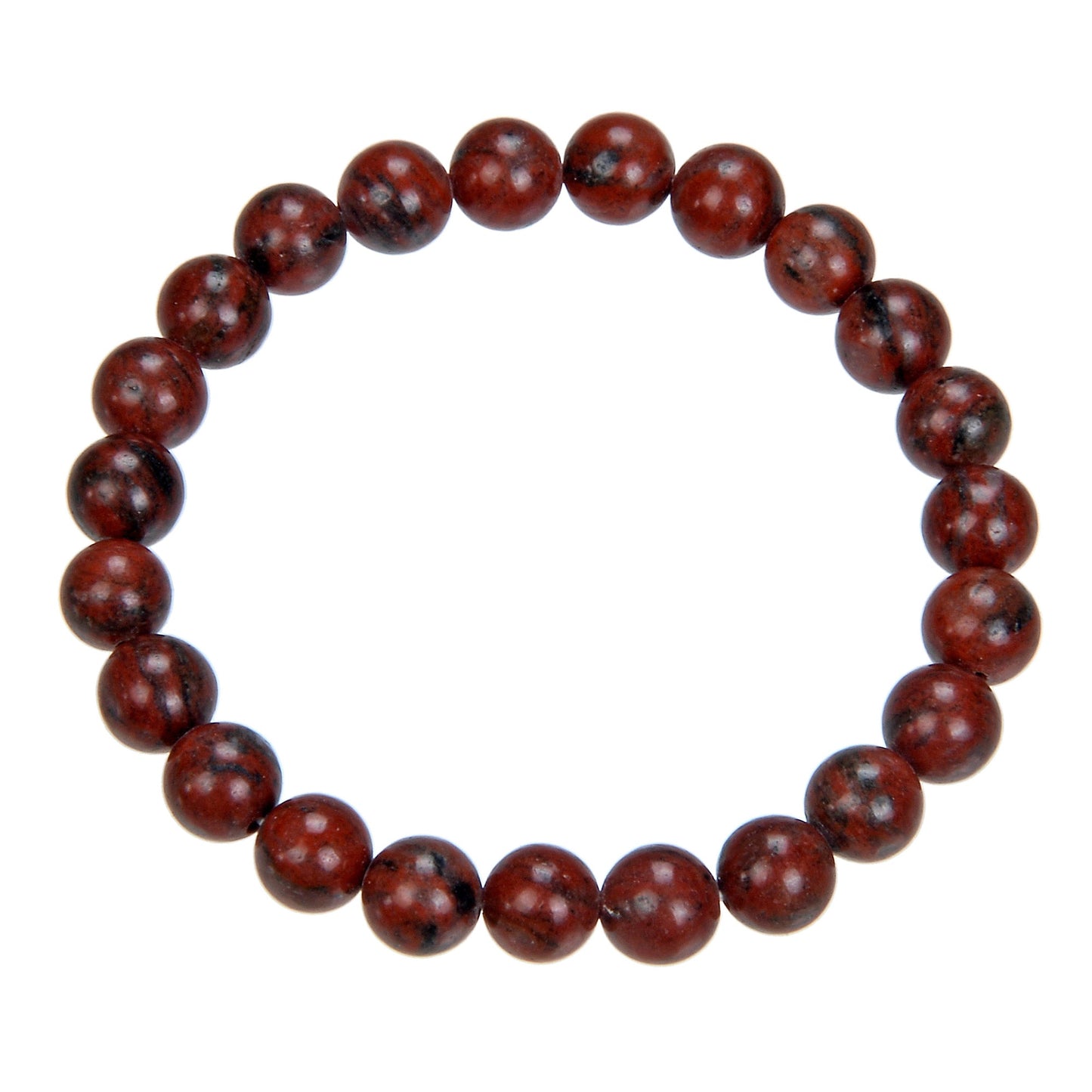 Sesame Red Stone Bead Bracelets MWB1994