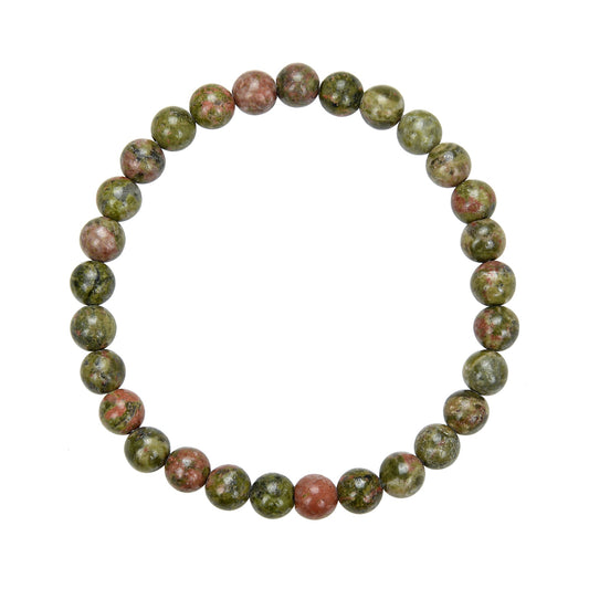 Unakite Stone Stretch Bracelets MWB1594