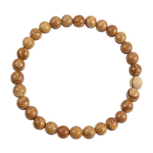 Woodenline Jasper Stone Stretch Bracelet MWB2052
