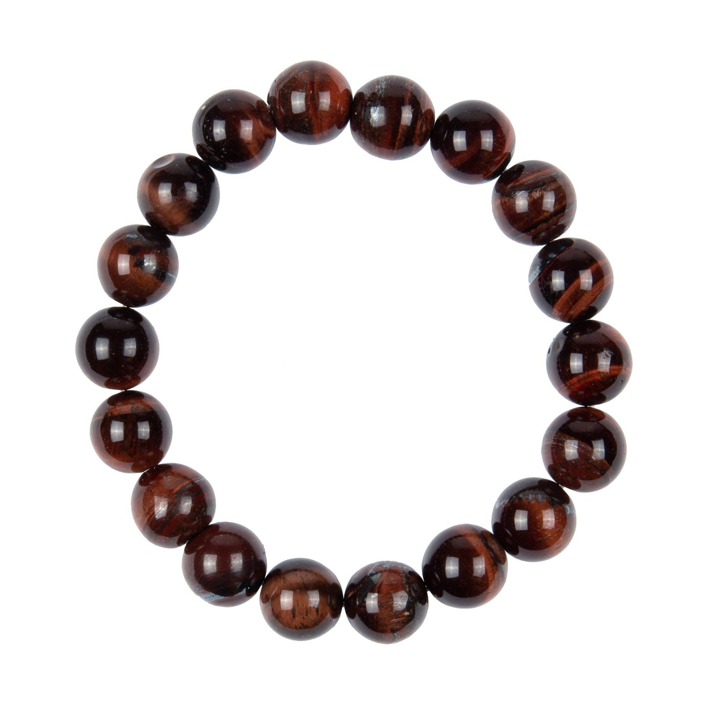 AB Red Tiger Eye Stone Stretch Bracelet MWB2969